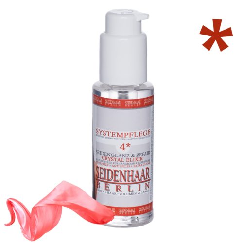 Haarfluid für Extensions: Seidenglanz & Repair – Crystal Elixir (Serum) : 50 ml / 100% vegan