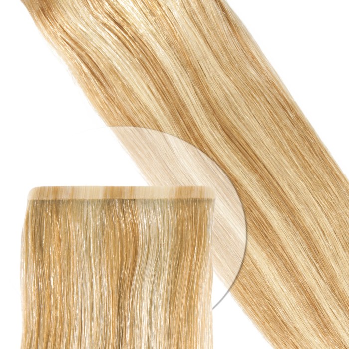 Premium Tape Extensions für Ihre Haarverlängerung - große Farbauswahl - Ombre - Balayage - 30 cm, 45 cm, 50 cm und 60 cm Länge - 100% Echthaar - 10 Stück pro Packung