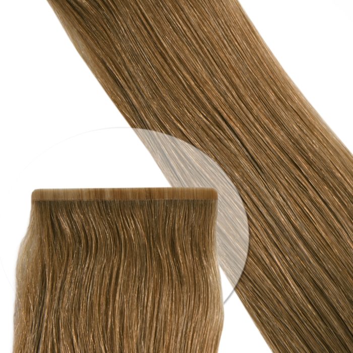 Premium Tape Extensions für Ihre Haarverlängerung - große Farbauswahl - Ombre - Balayage - 30 cm, 45 cm, 50 cm und 60 cm Länge - 100% Echthaar - 10 Stück pro Packung