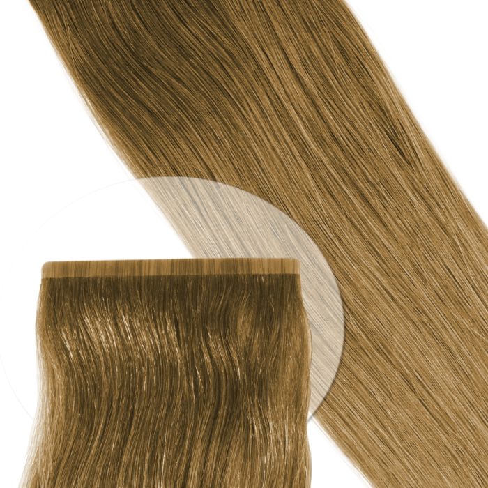 Premium Tape Extensions für Ihre Haarverlängerung - große Farbauswahl - Ombre - Balayage - 30 cm, 45 cm, 50 cm und 60 cm Länge - 100% Echthaar - 10 Stück pro Packung