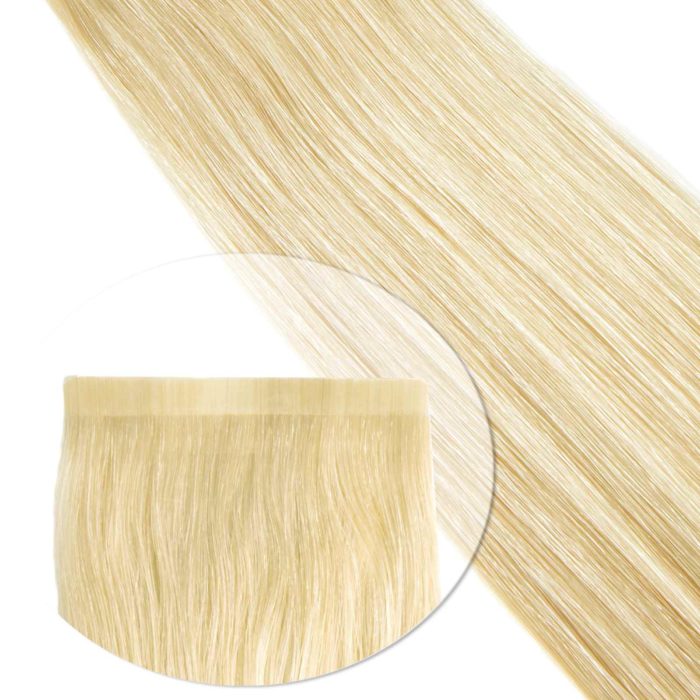 Premium Tape Extensions für Ihre Haarverlängerung - große Farbauswahl - Ombre - Balayage - 30 cm, 45 cm, 50 cm und 60 cm Länge - 100% Echthaar - 10 Stück pro Packung