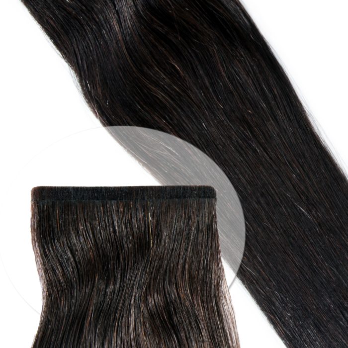 Premium Tape Extensions für Ihre Haarverlängerung - große Farbauswahl - Ombre - Balayage - 30 cm, 45 cm, 50 cm und 60 cm Länge - 100% Echthaar - 10 Stück pro Packung