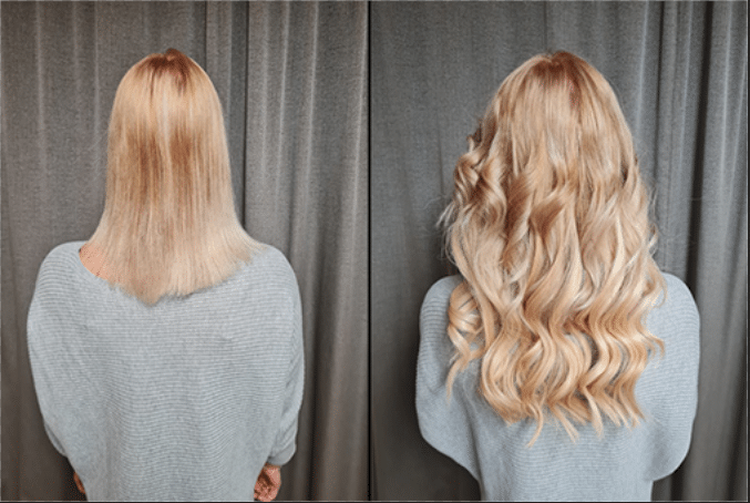 Haarverlängerung bei kurzen Haaren