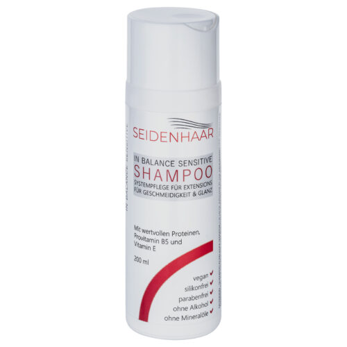 Seidenhaar- Extension Shampoo / sensitive, silikonfrei: 200 ml / 100% Vegan