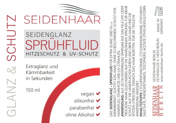 SEIDENGLANZ SPRÜHFLUID - SEIDENHAAR BERLIN